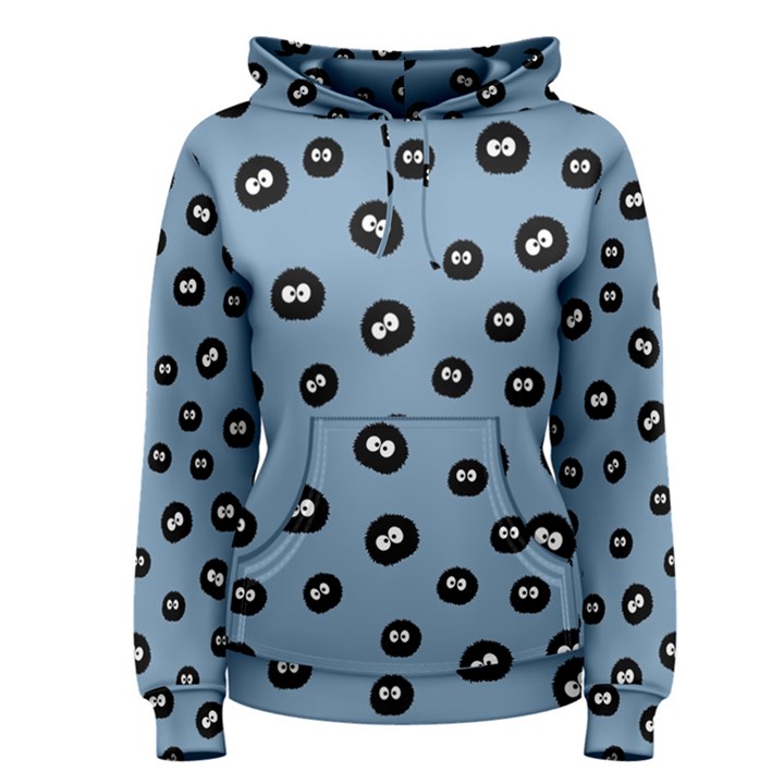 Totoro - Soot Sprites Pattern Women s Pullover Hoodie