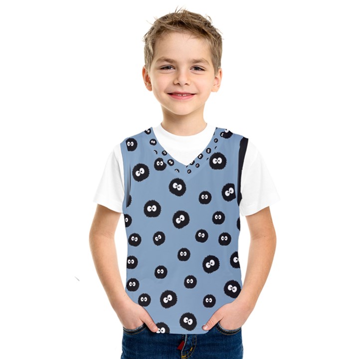 Totoro - Soot Sprites Pattern Kids  SportsWear