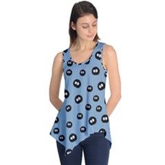 Totoro - Soot Sprites Pattern Sleeveless Tunic by Valentinaart