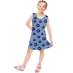 Totoro - Soot Sprites Pattern Kids  Tunic Dress by Valentinaart