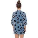 Totoro - Soot Sprites Pattern Half Sleeve Chiffon Kimono View2