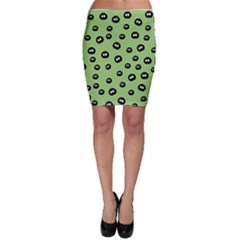 Totoro - Soot Sprites Pattern Bodycon Skirt by Valentinaart