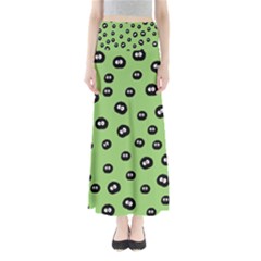 Totoro - Soot Sprites Pattern Full Length Maxi Skirt by Valentinaart