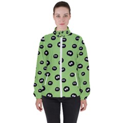 Totoro - Soot Sprites Pattern High Neck Windbreaker (women)