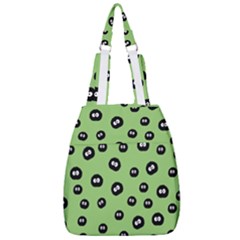 Totoro - Soot Sprites Pattern Center Zip Backpack