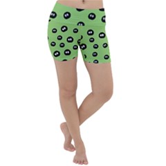 Totoro - Soot Sprites Pattern Lightweight Velour Yoga Shorts by Valentinaart