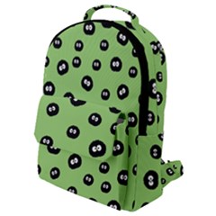 Totoro - Soot Sprites Pattern Flap Pocket Backpack (small)