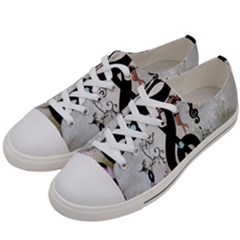 Dancing On A Clef Women s Low Top Canvas Sneakers by FantasyWorld7