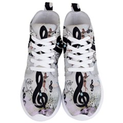 Dancing On A Clef Women s Lightweight High Top Sneakers