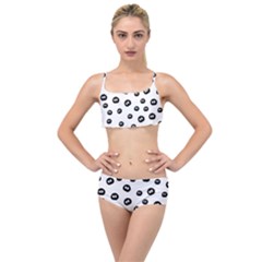 Totoro - Soot Sprites Pattern Layered Top Bikini Set