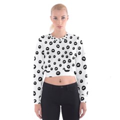 Totoro - Soot Sprites Pattern Cropped Sweatshirt