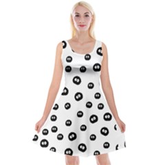 Totoro - Soot Sprites Pattern Reversible Velvet Sleeveless Dress