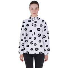 Totoro - Soot Sprites Pattern High Neck Windbreaker (women)