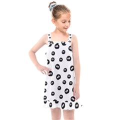 Totoro - Soot Sprites Pattern Kids  Overall Dress