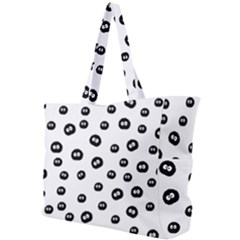 Totoro - Soot Sprites Pattern Simple Shoulder Bag