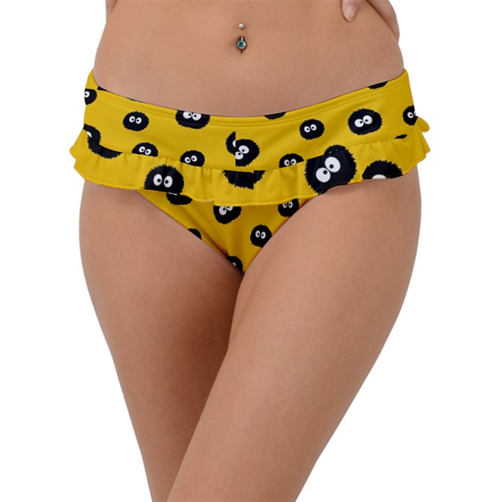 Totoro - Soot Sprites Pattern Frill Bikini Bottom