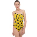 Totoro - Soot Sprites Pattern Classic One Shoulder Swimsuit View1