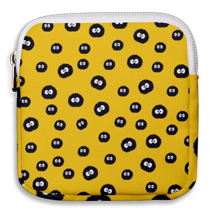 Totoro - Soot Sprites Pattern Mini Square Pouch