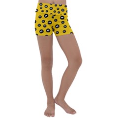 Totoro - Soot Sprites Pattern Kids  Lightweight Velour Yoga Shorts by Valentinaart