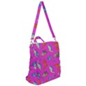 Dinosaurs - Fuchsia Crossbody Backpack View2