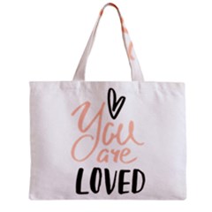 You Are Loved Zipper Mini Tote Bag by alllovelyideas