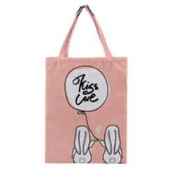 Kiss Me Classic Tote Bag by alllovelyideas