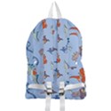 Dinosaurs - baby blue Foldable Lightweight Backpack View2