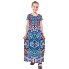 Ml 93 Kids  Short Sleeve Maxi Dress