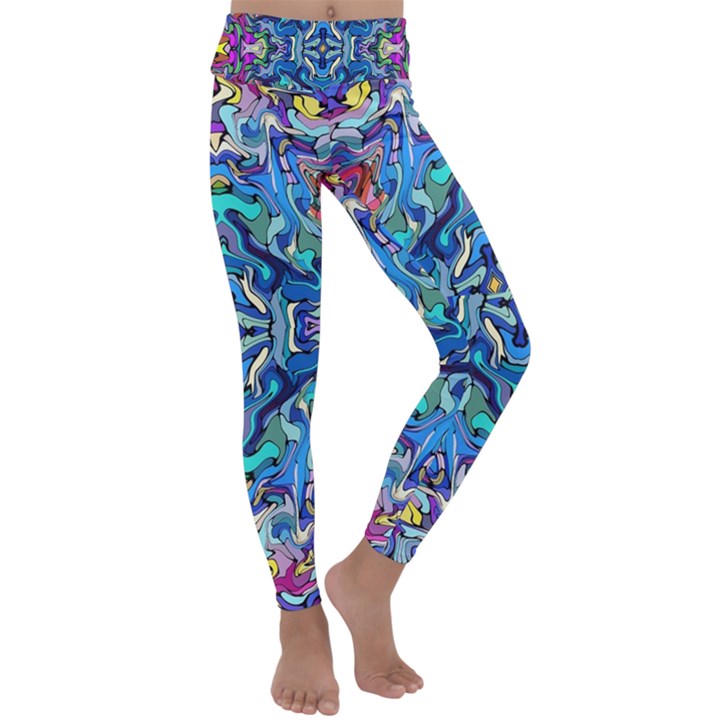 Ml 93 Kids  Lightweight Velour Classic Yoga Leggings