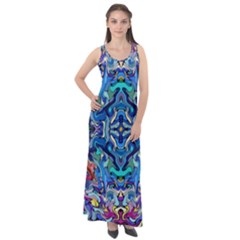 Ml 93 Sleeveless Velour Maxi Dress