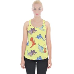 Dinosaurs - Yellow Finch Piece Up Tank Top by WensdaiAmbrose