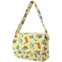 Dinosaurs - Yellow Finch Courier Bag View2