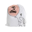 Ti Amo Lapin Drawstring Pouch (XL) View1