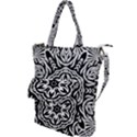 Pattern Star Design Texture Shoulder Tote Bag View1