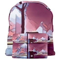 Post Office Mail Mailbox Night Giant Full Print Backpack by Pakrebo