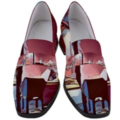 Post Office Mail Mailbox Night Women s Chunky Heel Loafers