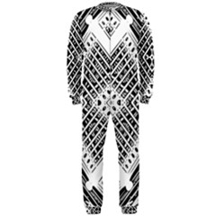 Pattern Tile Repeating Geometric Onepiece Jumpsuit (men)  by Pakrebo