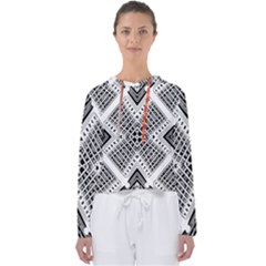 Pattern Tile Repeating Geometric Women s Slouchy Sweat by Pakrebo