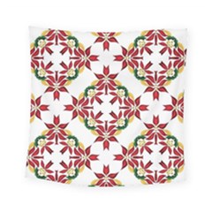 Christmas Wallpaper Background Square Tapestry (small) by Pakrebo