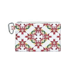 Christmas Wallpaper Background Canvas Cosmetic Bag (small) by Pakrebo