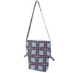 Pattern Cross Geometric Shape Folding Shoulder Bag by Pakrebo