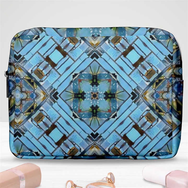 Iphone Background Wallpaper Make Up Pouch (Large)