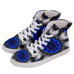 Kaleidoscope Abstract Round Women s Hi-top Skate Sneakers by Pakrebo