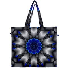 Kaleidoscope Abstract Round Canvas Travel Bag by Pakrebo