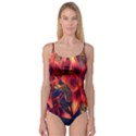 Red Lillies Bloom Flower Plant Camisole Leotard  View1