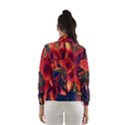 Red Lillies Bloom Flower Plant Windbreaker (Women) View2