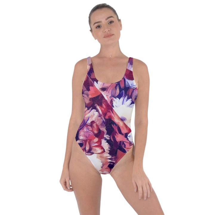 Flowers Bouquets Vintage Pop Art Bring Sexy Back Swimsuit