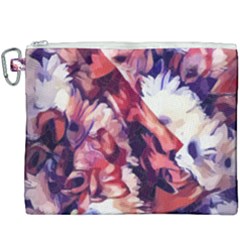 Flowers Bouquets Vintage Pop Art Canvas Cosmetic Bag (xxxl) by Pakrebo