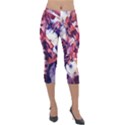 Flowers Bouquets Vintage Pop Art Lightweight Velour Capri Leggings  View1