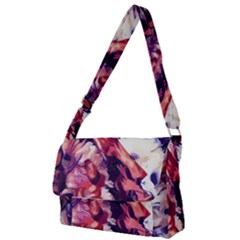 Flowers Bouquets Vintage Pop Art Full Print Messenger Bag by Pakrebo